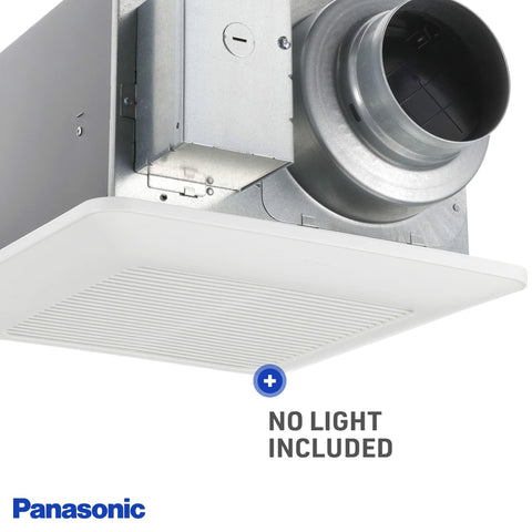 Panasonic WhisperCeiling Flex-Z Fast Bracket installation enables attic-free mounting.