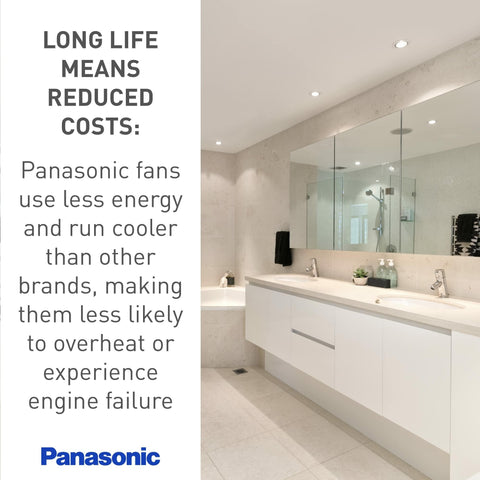 Panasonic WhisperCeiling FV-40VQ4 detachable duct-ends for clean setup