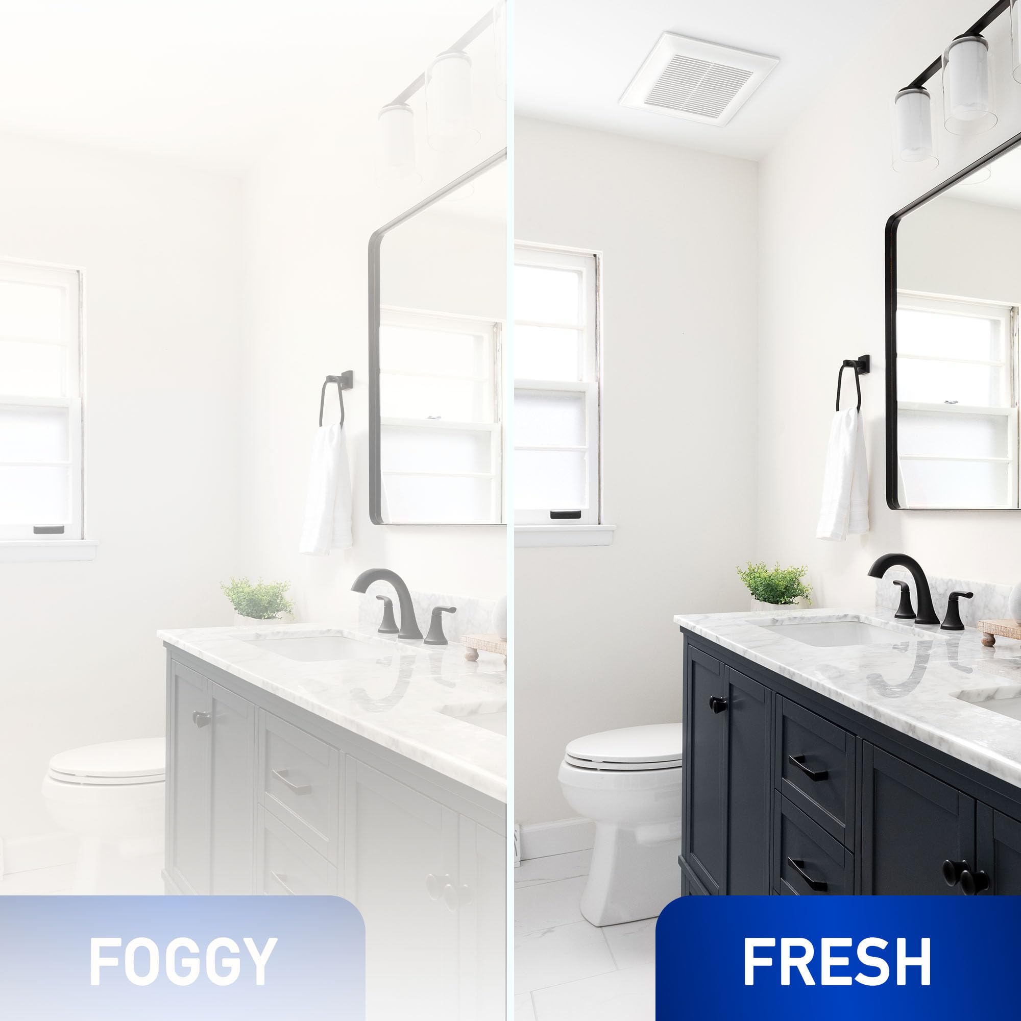 Panasonic WhisperCeiling FV-40VQ4 rust-resistant housing for durable use