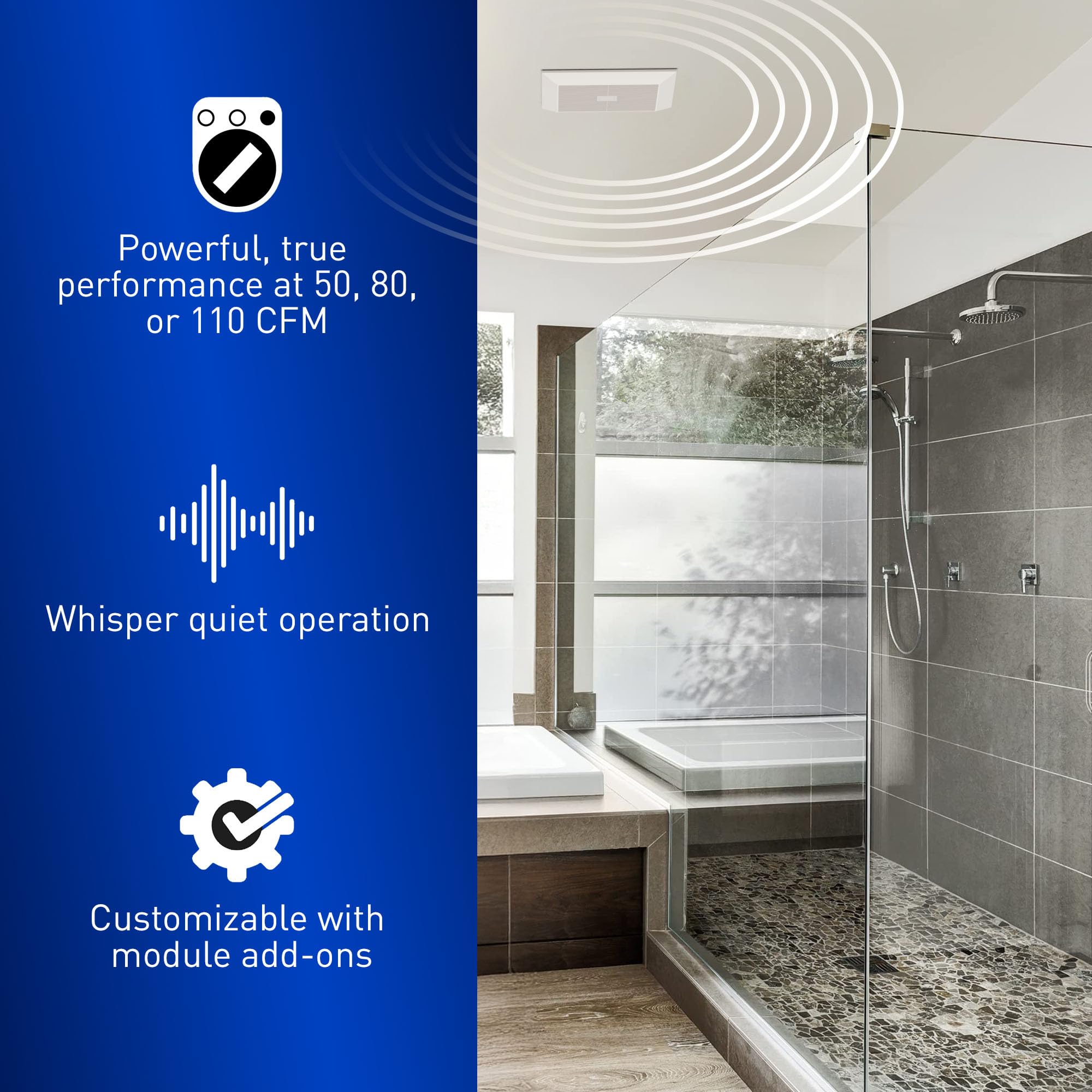 Panasonic WhisperGreen Select motion sensor module automates ventilation as needed