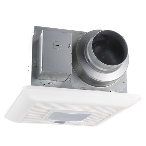 Panasonic Whispersense LED light enhances bathroom illumination with energy efficiency.