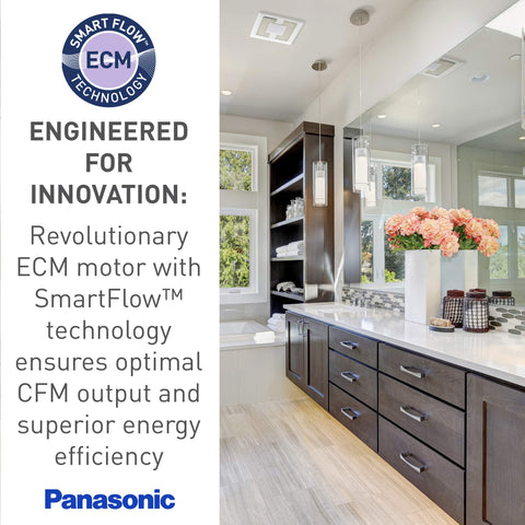 Panasonic WhisperValue FV-0510VSL1 Energy Star certified and efficient.