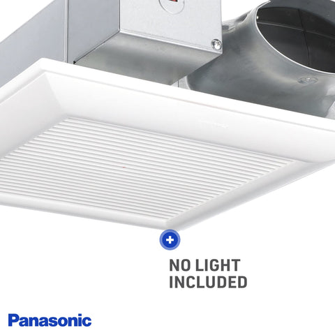 Panasonic DC/ECM motor drives whisper-quiet operation and consistent airflow