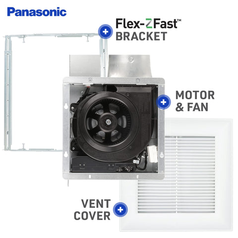 Panasonic FV-0510VSC1 Pick-A-Flow switch lets you set airflow options