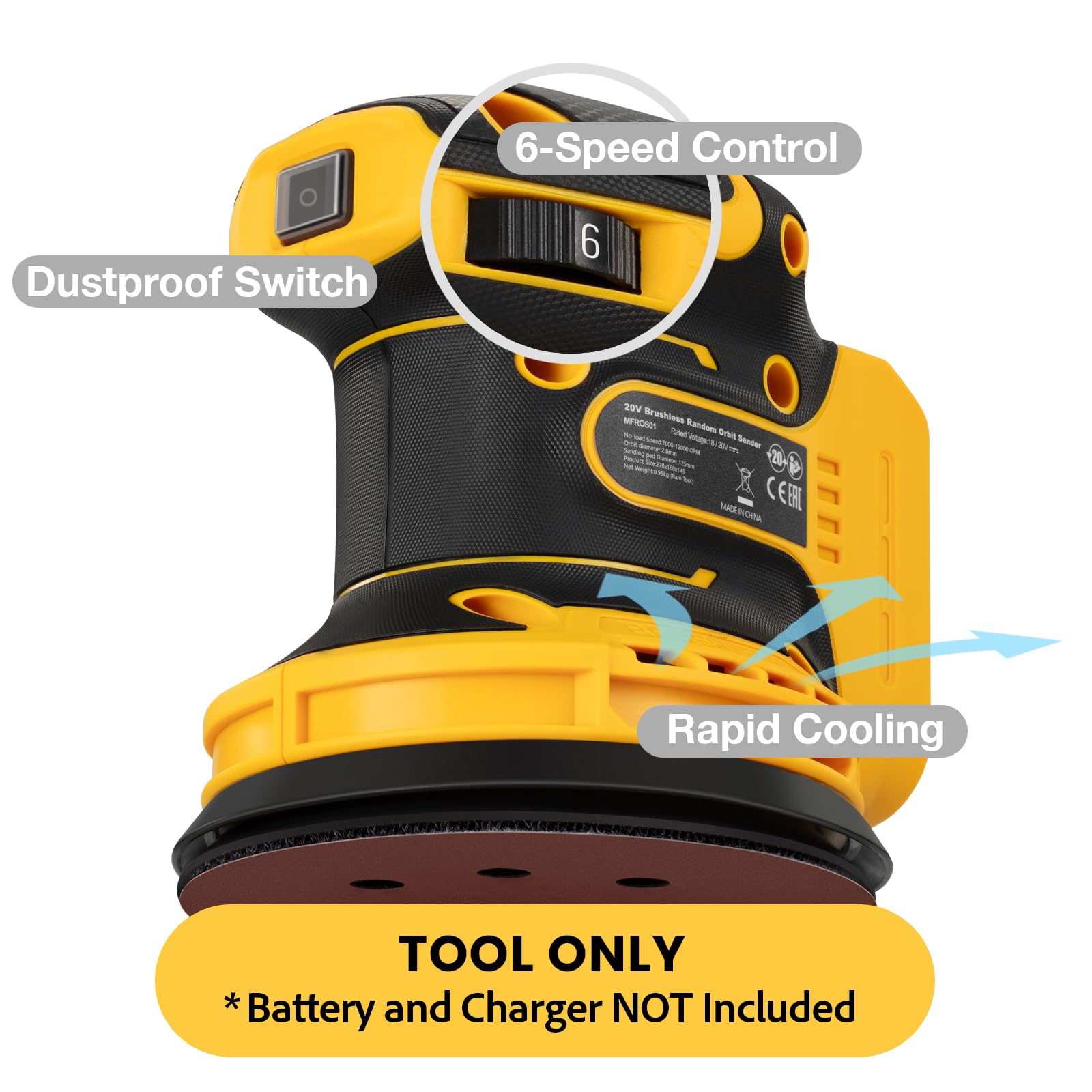 PANDAX easy-to-remove dust box and button for quick cleanup.
