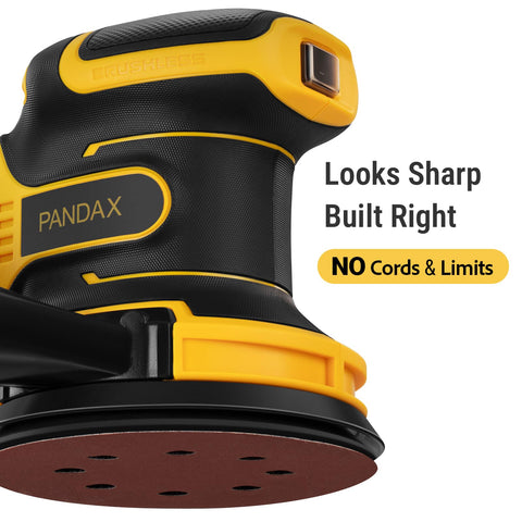 PANDAX includes 10 sanding sheets for varied tasks straight out of the box.