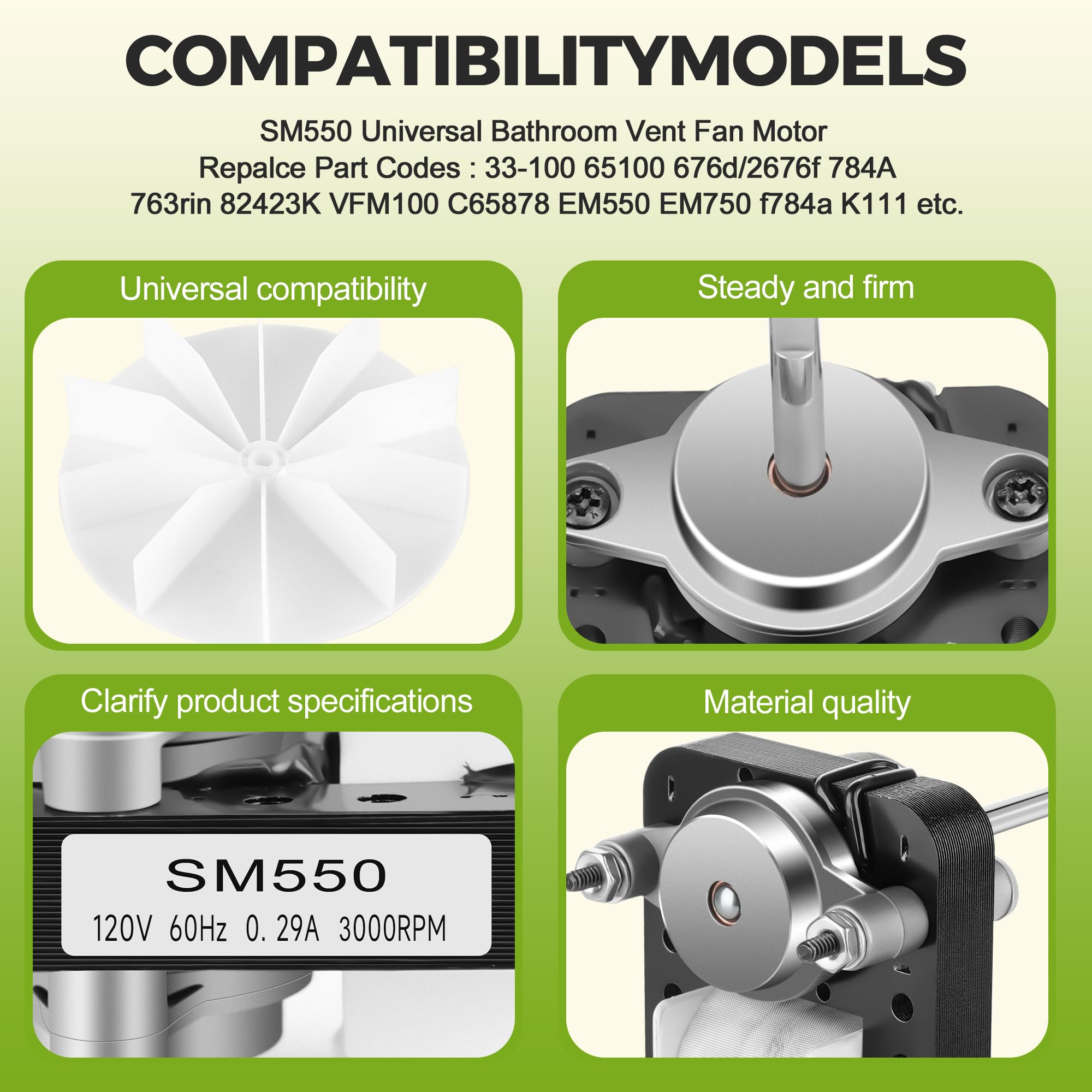 PANDEELS universal-compatibility image shows models supported by this replacement.