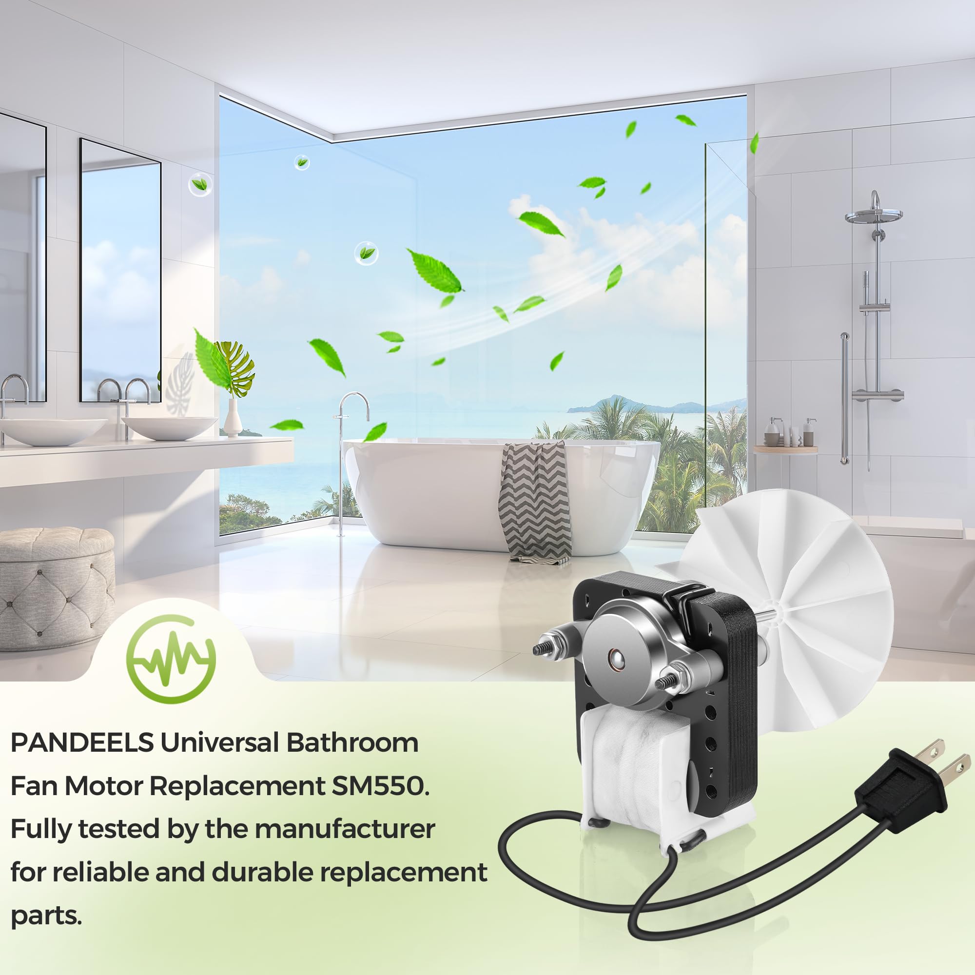 PANDEELS complete motor kit ready for quick maintenance and trusted ventilation.
