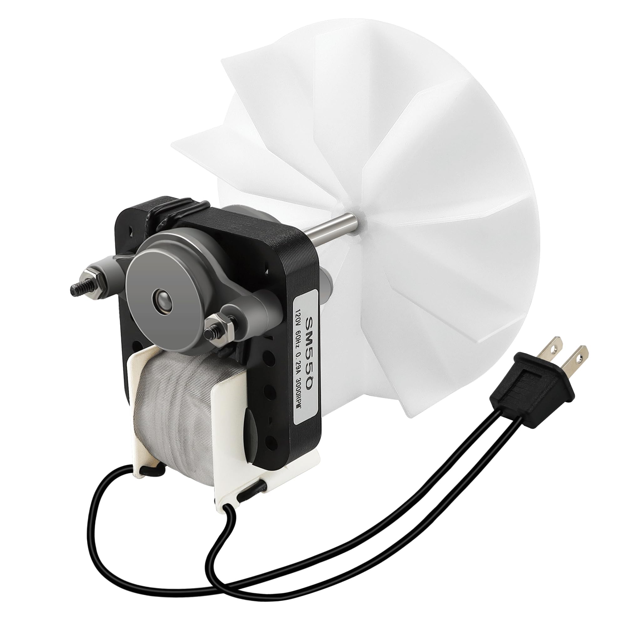 PANDEELS SM550 bathroom motor with blower wheel for quick replacement.
