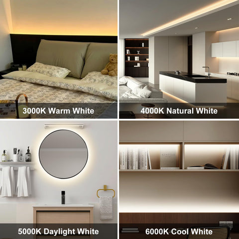 Pandery COB LED Strip Light, cuttable every 1.64 inches for DIY installs
