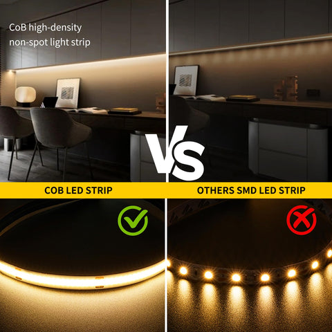 Pandery cuttable and linkable LED strip enables DIY custom lengths.