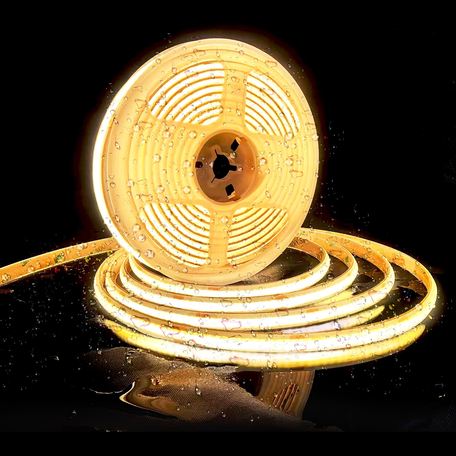 Pandery outdoor LED strip lights with 2700K warmth for inviting exterior ambiance.