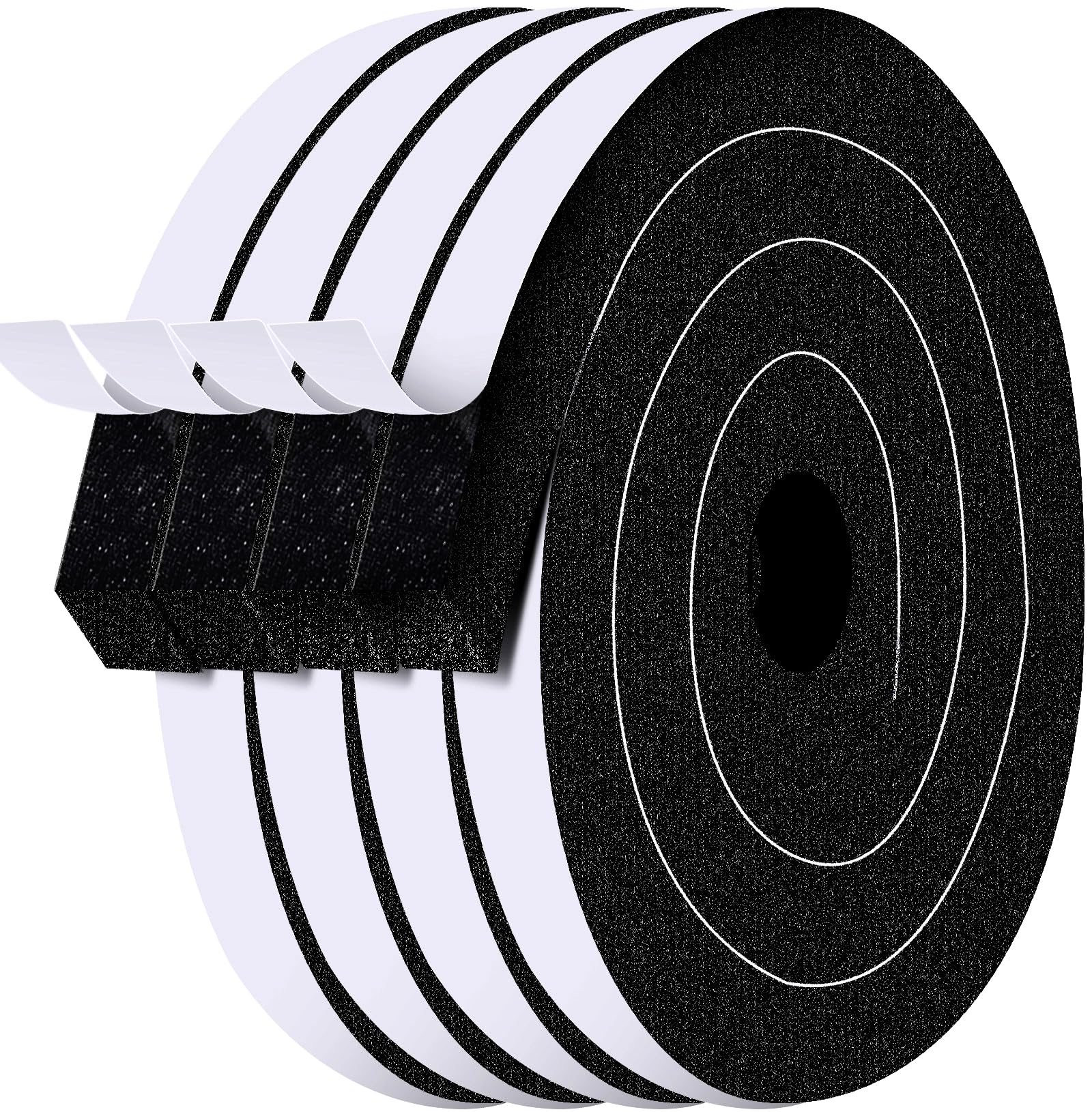 Pangda adhesive foam weather strip 26ft roll seals doors and windows for drafts control.