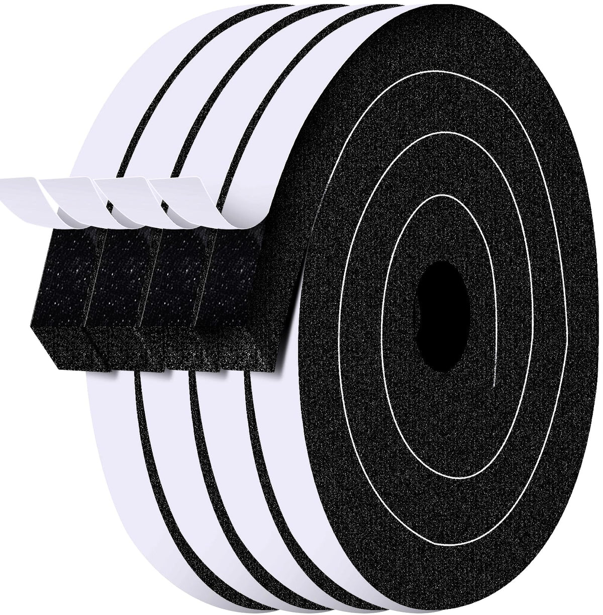 Pangda adhesive foam weather strip 26ft roll seals doors and windows for drafts control.