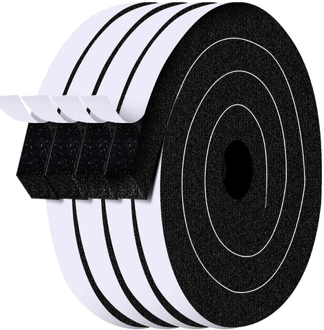 Pangda adhesive foam weather strip 26ft roll seals doors and windows for drafts control.