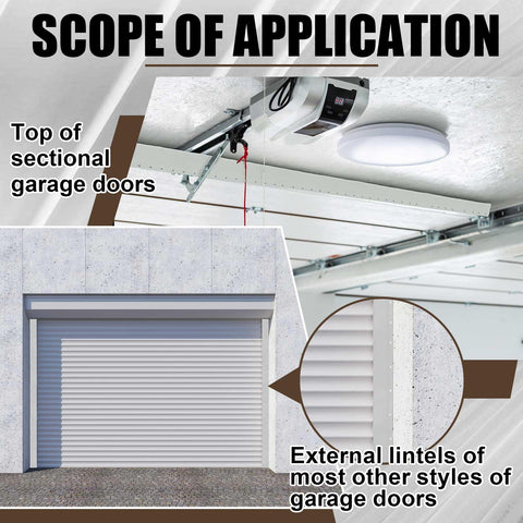 Pangda easy-to-cut top seal fits various doors.