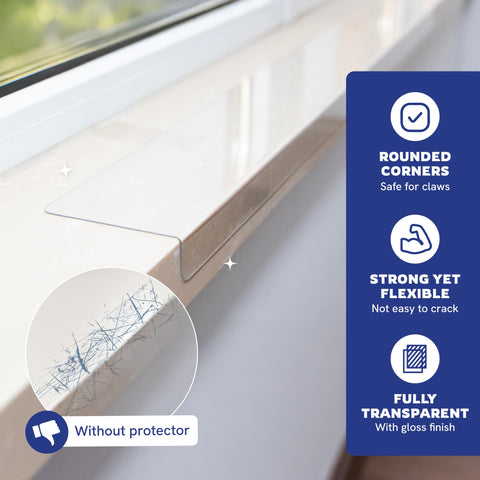 Panther Armor large size fits sills up to 29.5 inches for wider windows.