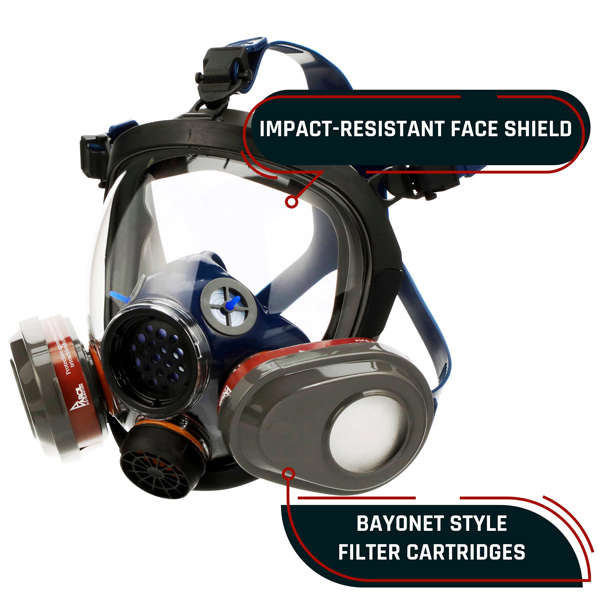 Parcil PT-101 five-point head harness ensures even pressure and stability
