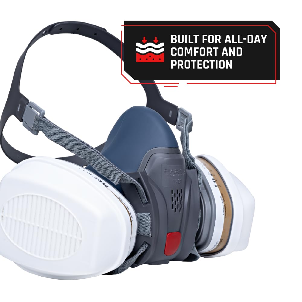 Parcil T-61 adjustable straps ensure a secure, custom fit.