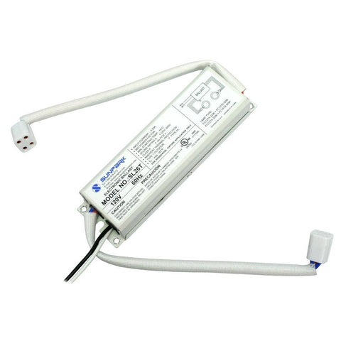 Park & Sun Sports Sunpark SL26T electronic circline ballast shown with attached lamp holders for easy installation