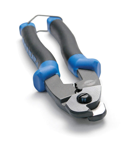 Park Tool CN-10 cutting jaws close-up for clean, precise cable cuts.