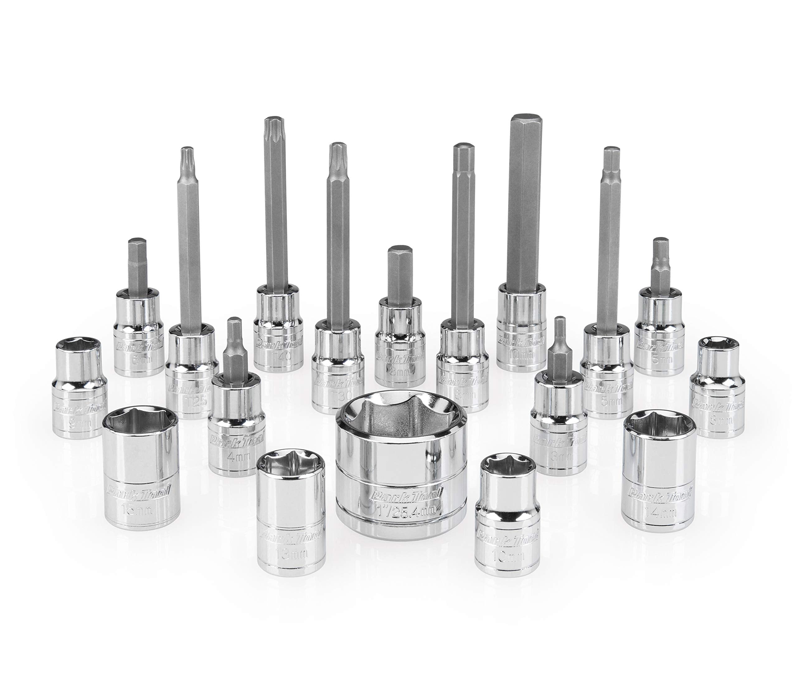 Park Tool SBS-1.2 socket and bit set for precise bike repairs and torque consistency.