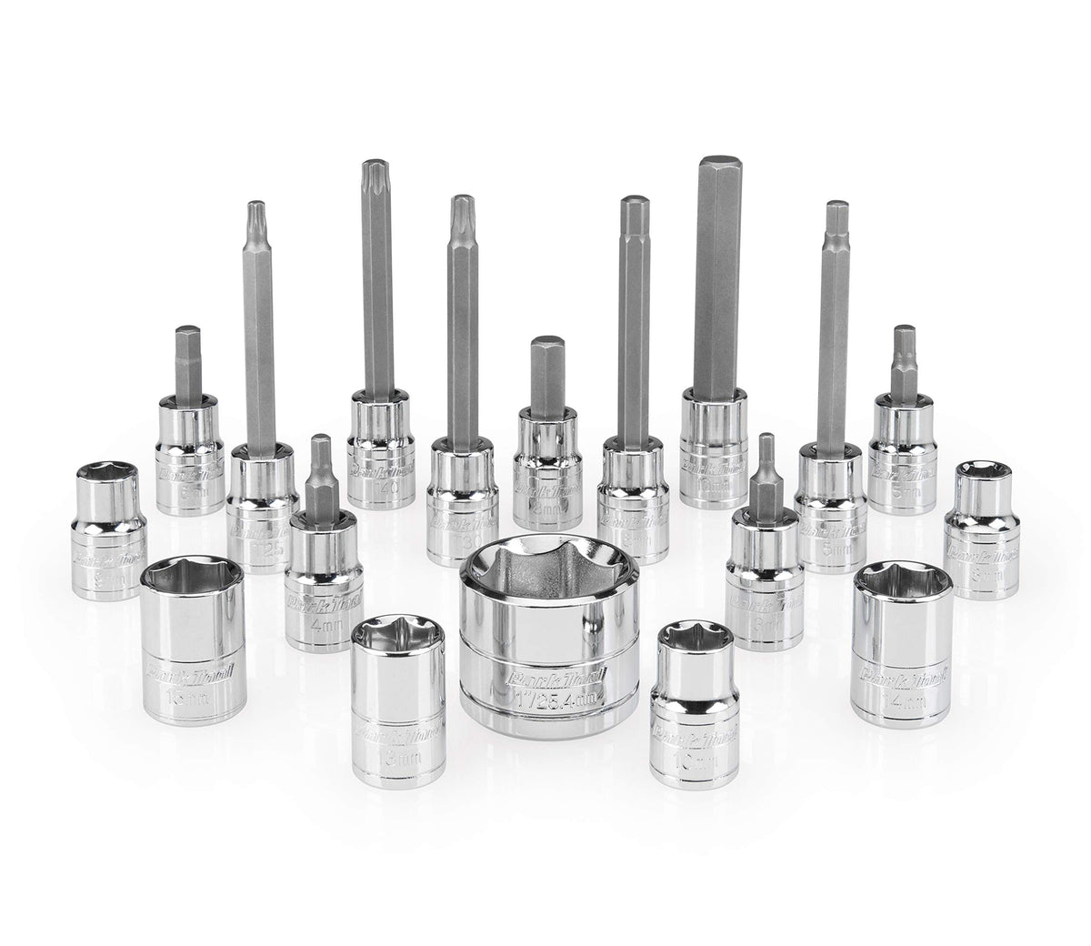 Park Tool SBS-1.2 socket and bit set for precise bike repairs and torque consistency.