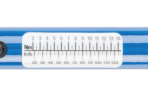 Park Tool TW-5.2 2–14 Nm range enables precise tightening across bike components