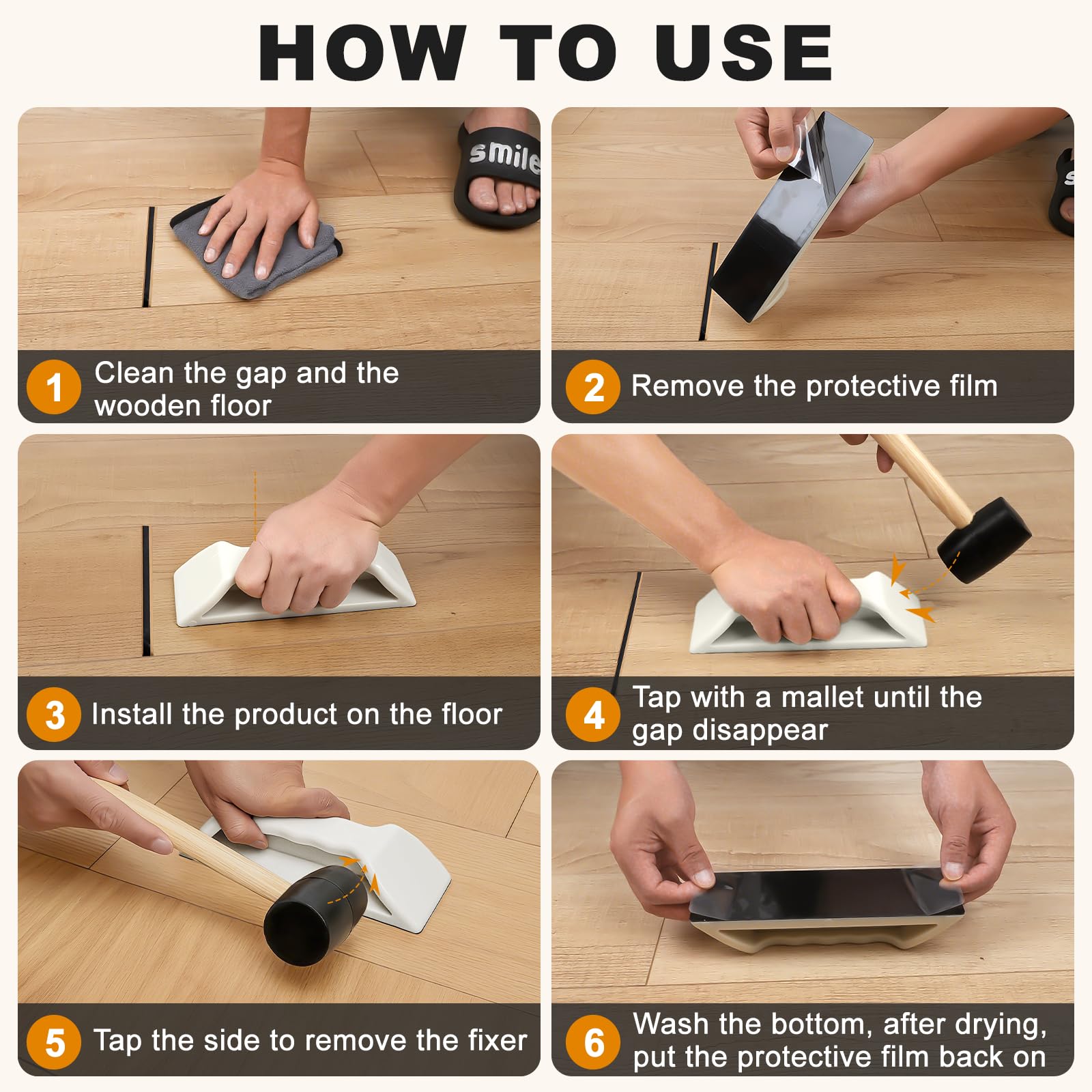 parknshop Floor Gap Fixer Tool quiet operation for noise-sensitive rooms