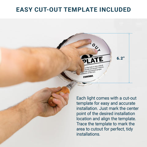 Parmida 5-year warranty downlight for long-term peace of mind.