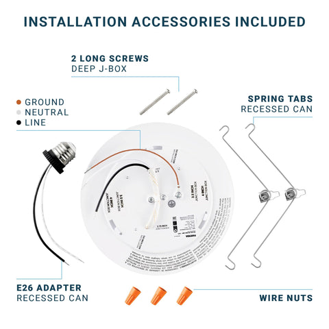 Parmida disk light delivers 1050lm at 4000K for bright, natural illumination.
