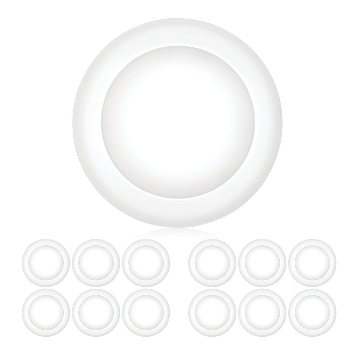 Parmida LED disk light 5-6 inch installation in ceiling for retrofit brightness.
