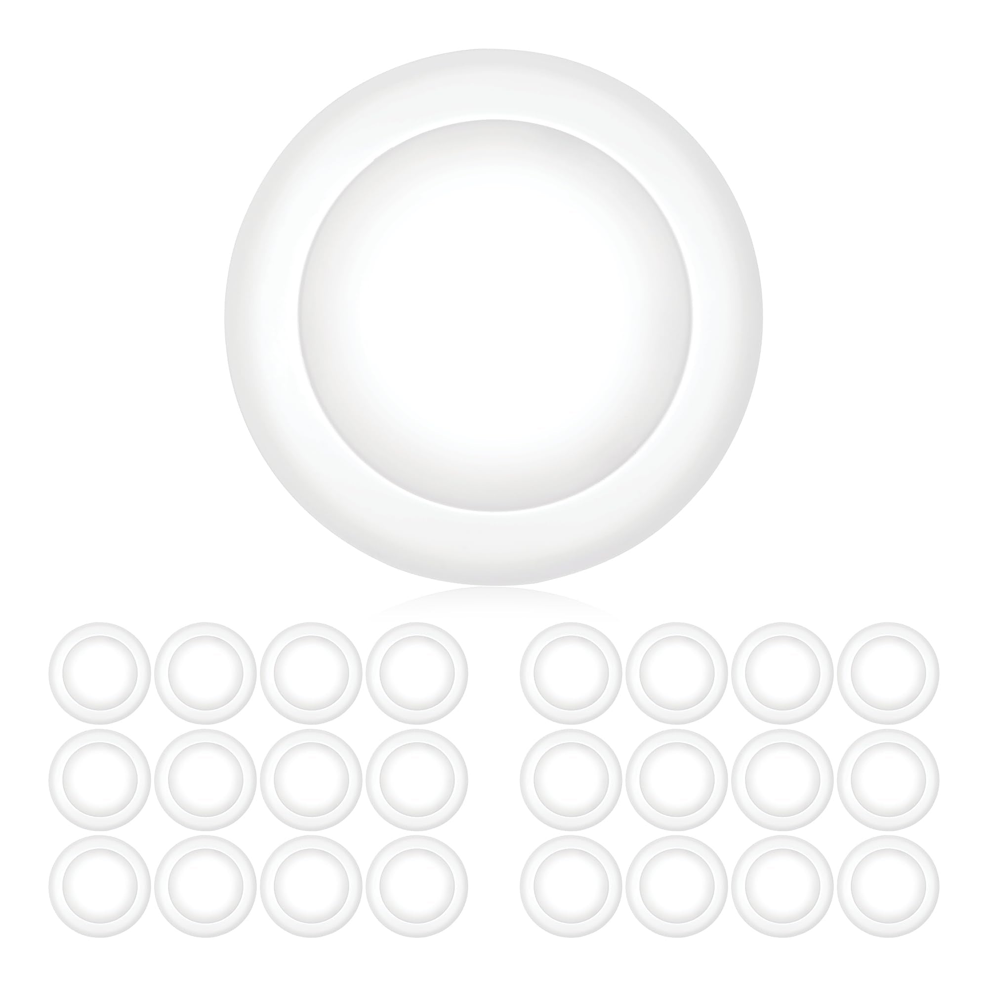 Parmida LED disk light 5-6 inch flush mount with slim profile and bright 1050lm output