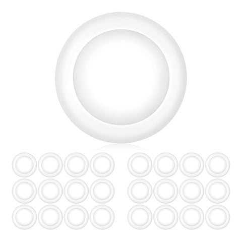 Parmida LED disk light 5-6 inch flush mount with slim profile and bright 1050lm output