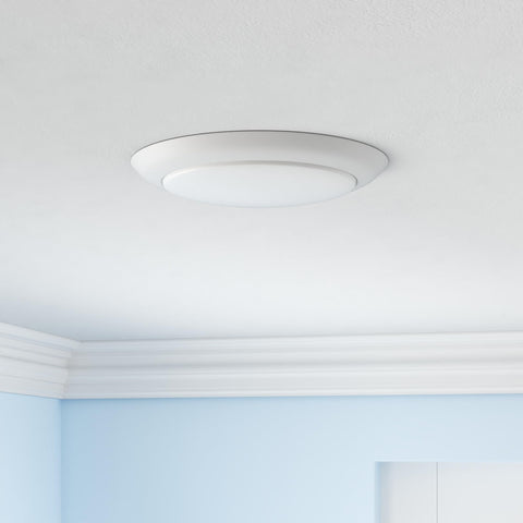Parmida LED disk light slender metal profile enhances ceilings with clean lines.
