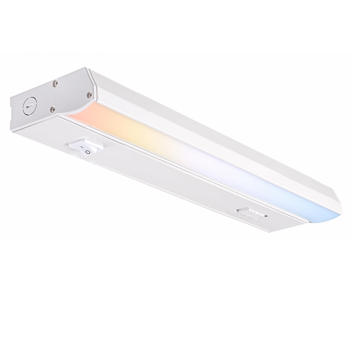 Parmida LED under-cabinet 12in light in white finish for crisp task lighting.