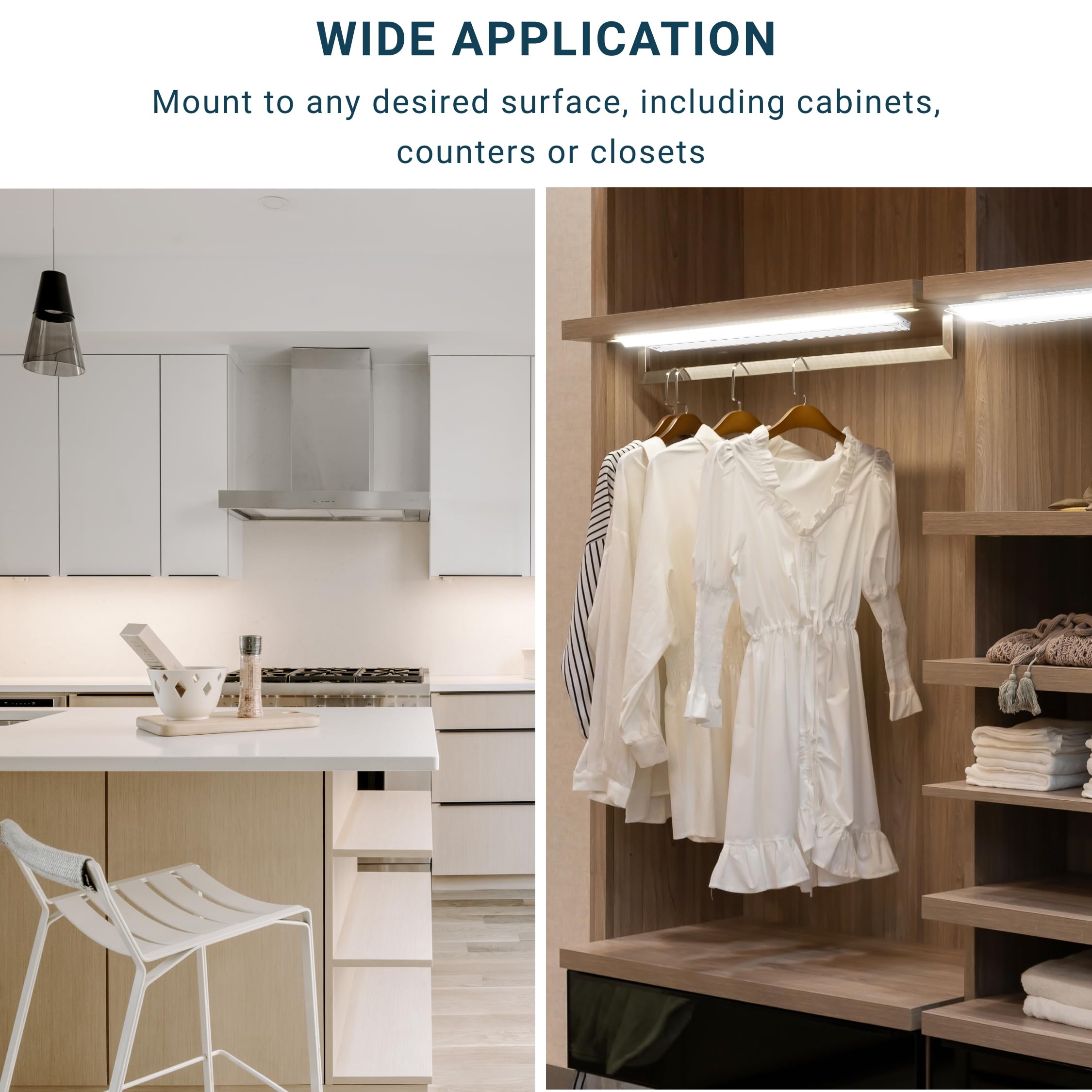 Parmida LED under-cabinet ETL-listed fixture delivering reliable 600 lumens.