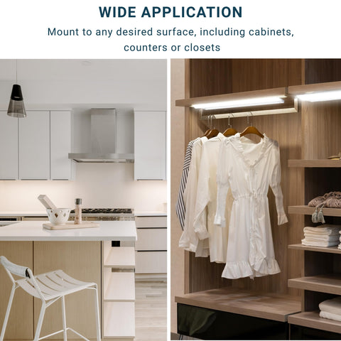 Parmida LED under-cabinet ETL-listed fixture delivering reliable 600 lumens.