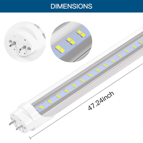 PARNOARCK 3200 lumens t8 led tube delivers high brightness for workspaces.