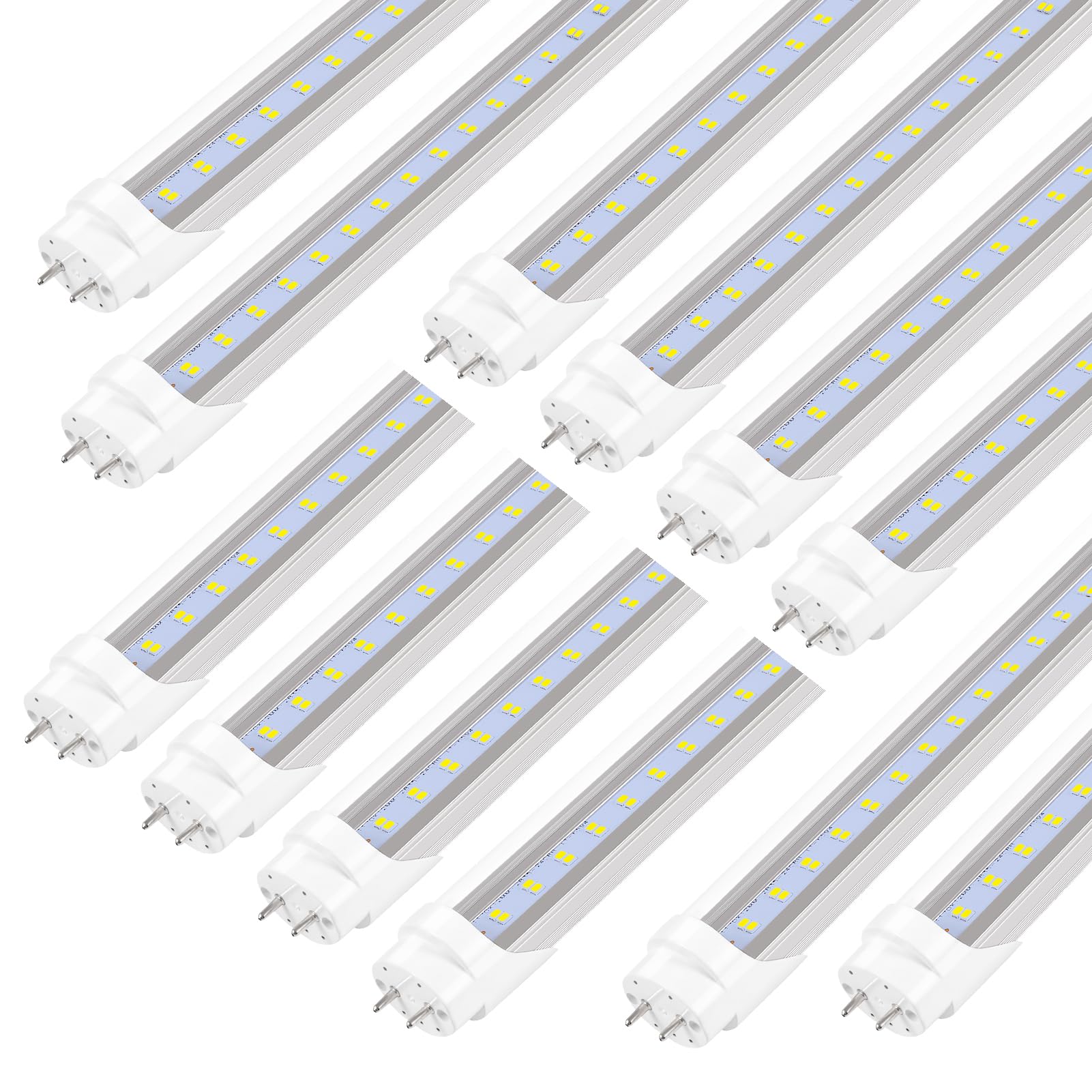 PARNOARCK t8 LED 4ft 24w bulb in fixture provides bright, energy-efficient lighting.