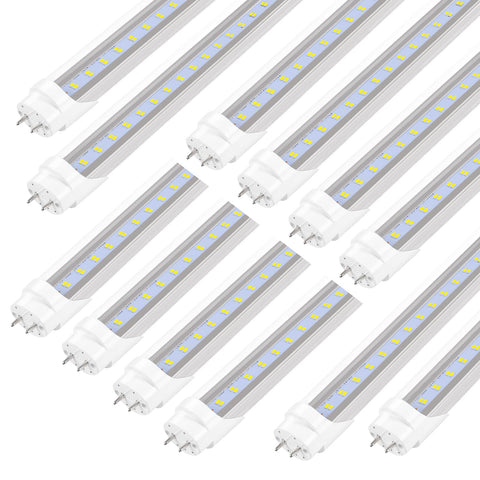 PARNOARCK t8 LED 4ft 24w bulb in fixture provides bright, energy-efficient lighting.