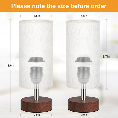 PartageiZ bedside lamps showing inline switch for easy control