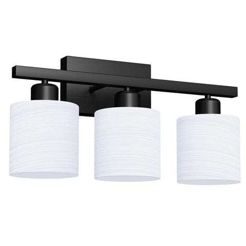PARTPHONER bathroom light mounted over mirror enhances visibility and style.