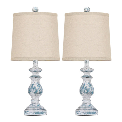 PARTPHONER bedside lamps with beige linen shades provide soft, comfortable light