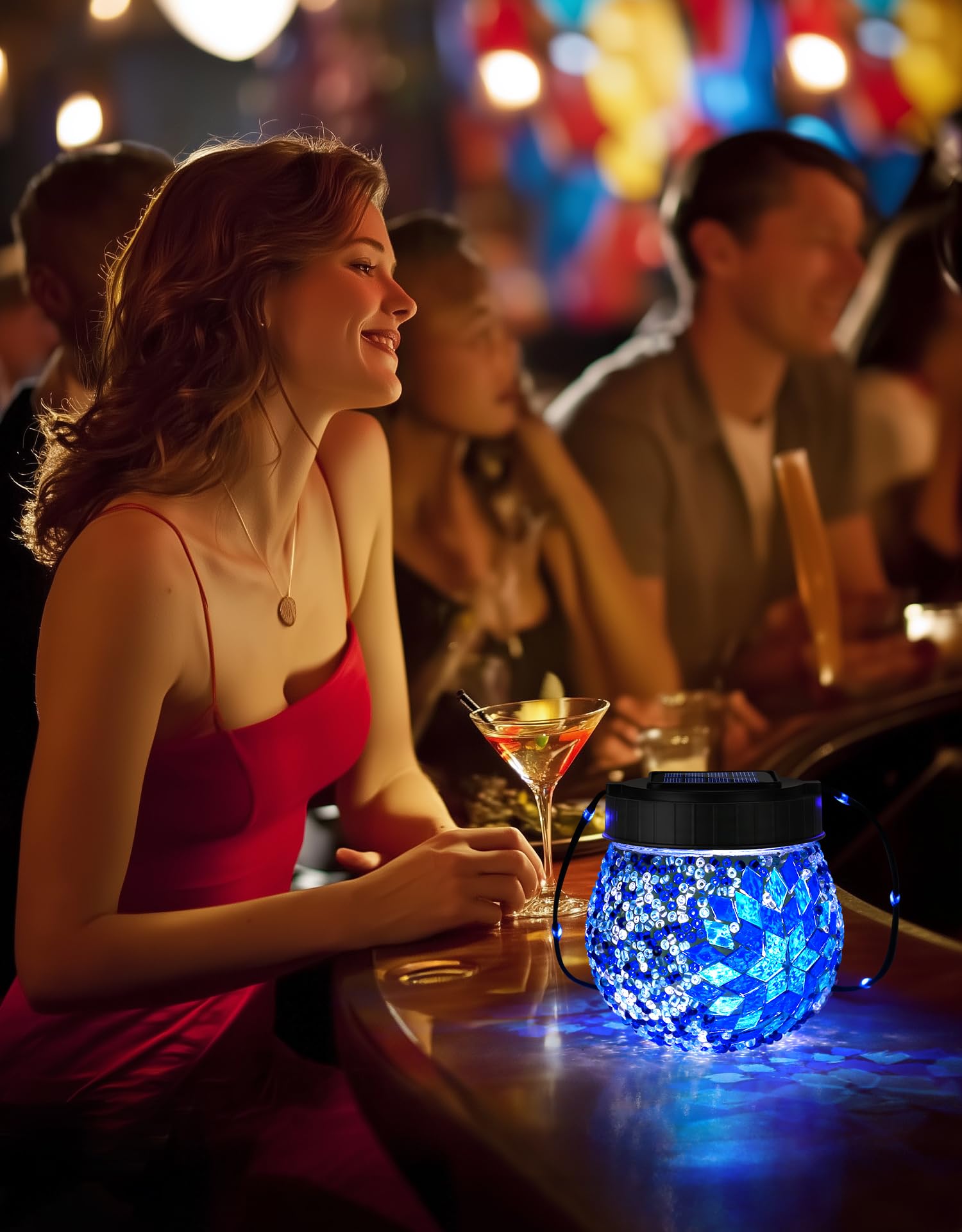 PARTPHONER dusk-to-dawn-illumination provides steady glow after sundown for safe paths.