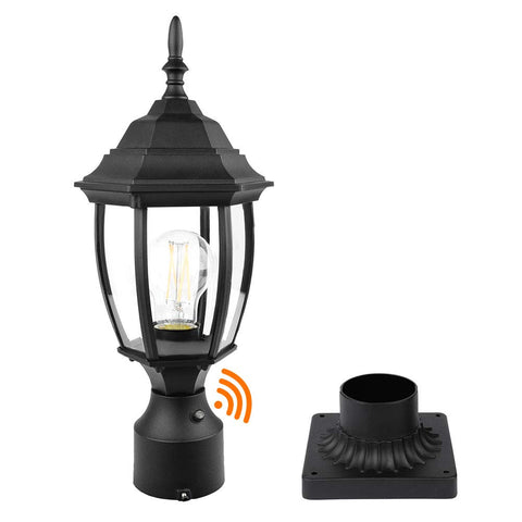 PARTPHONER dusk-to-dawn outdoor post light lighting walkways at night