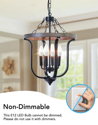 PARTPHONER E12 LED bulb with 5000K daylight for crisp task lighting