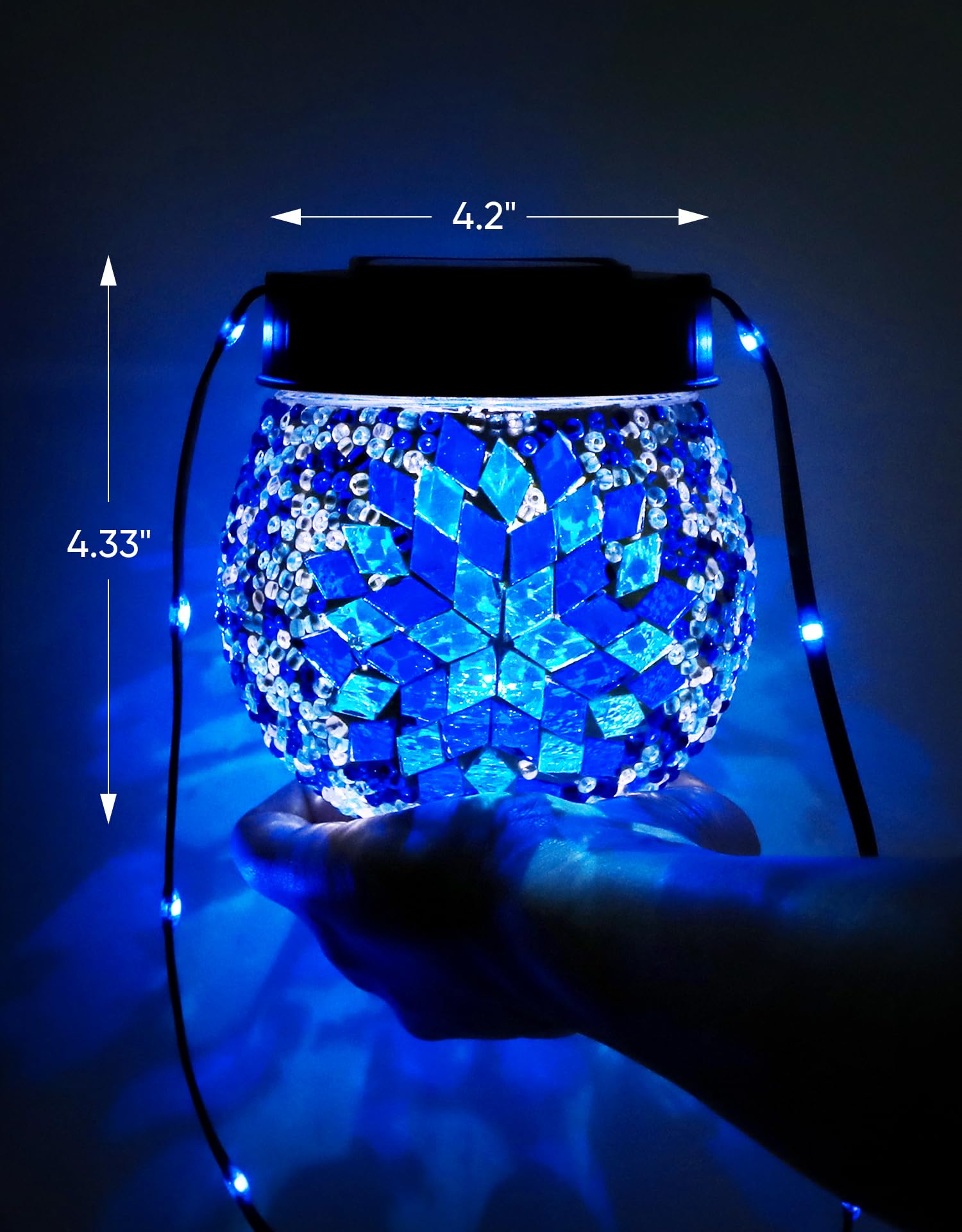 PARTPHONER easy-hanging-or-placing-lanterns flexible placement on trees, hooks, or tabletops.