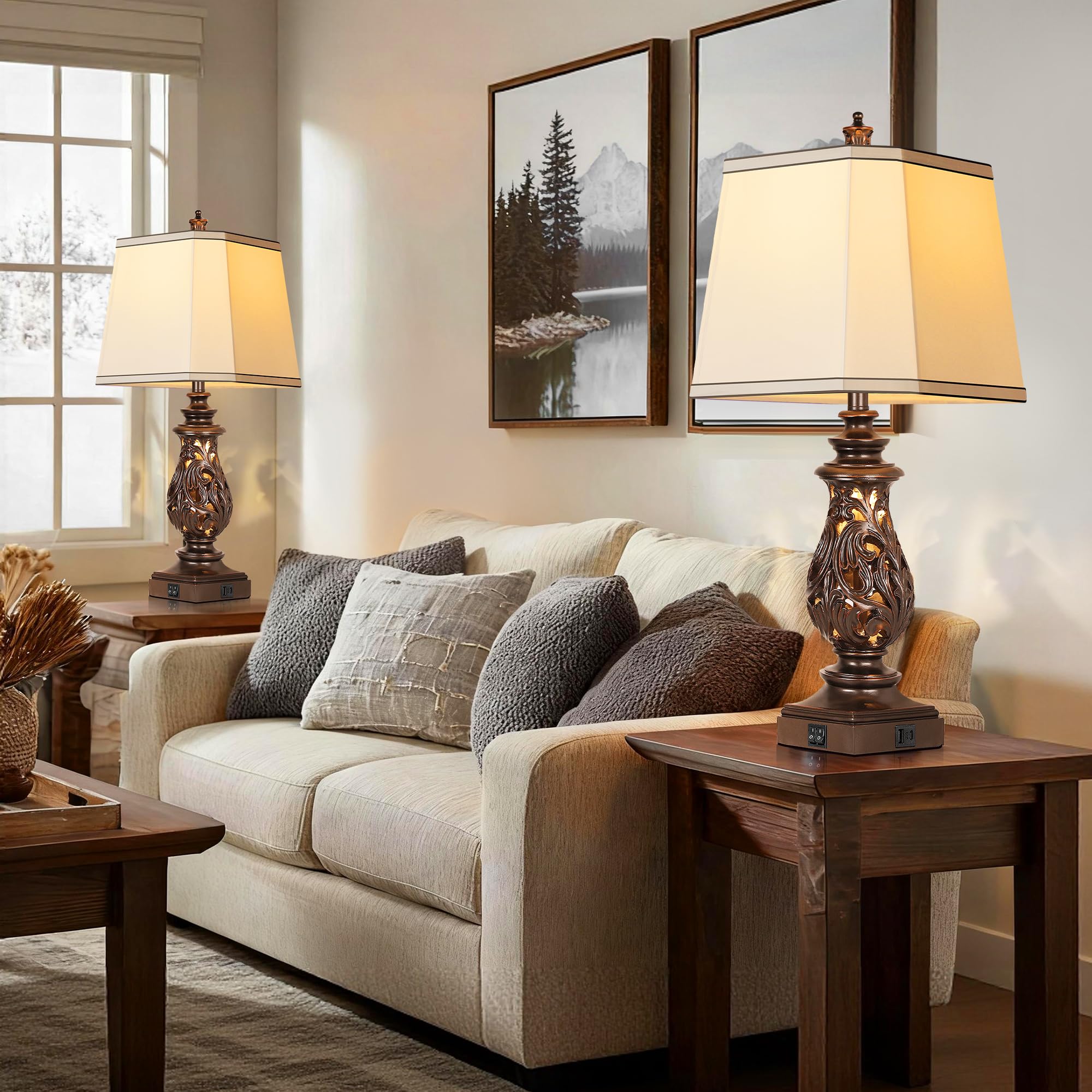 PARTPHONER two independent switches enable quick main or night light control