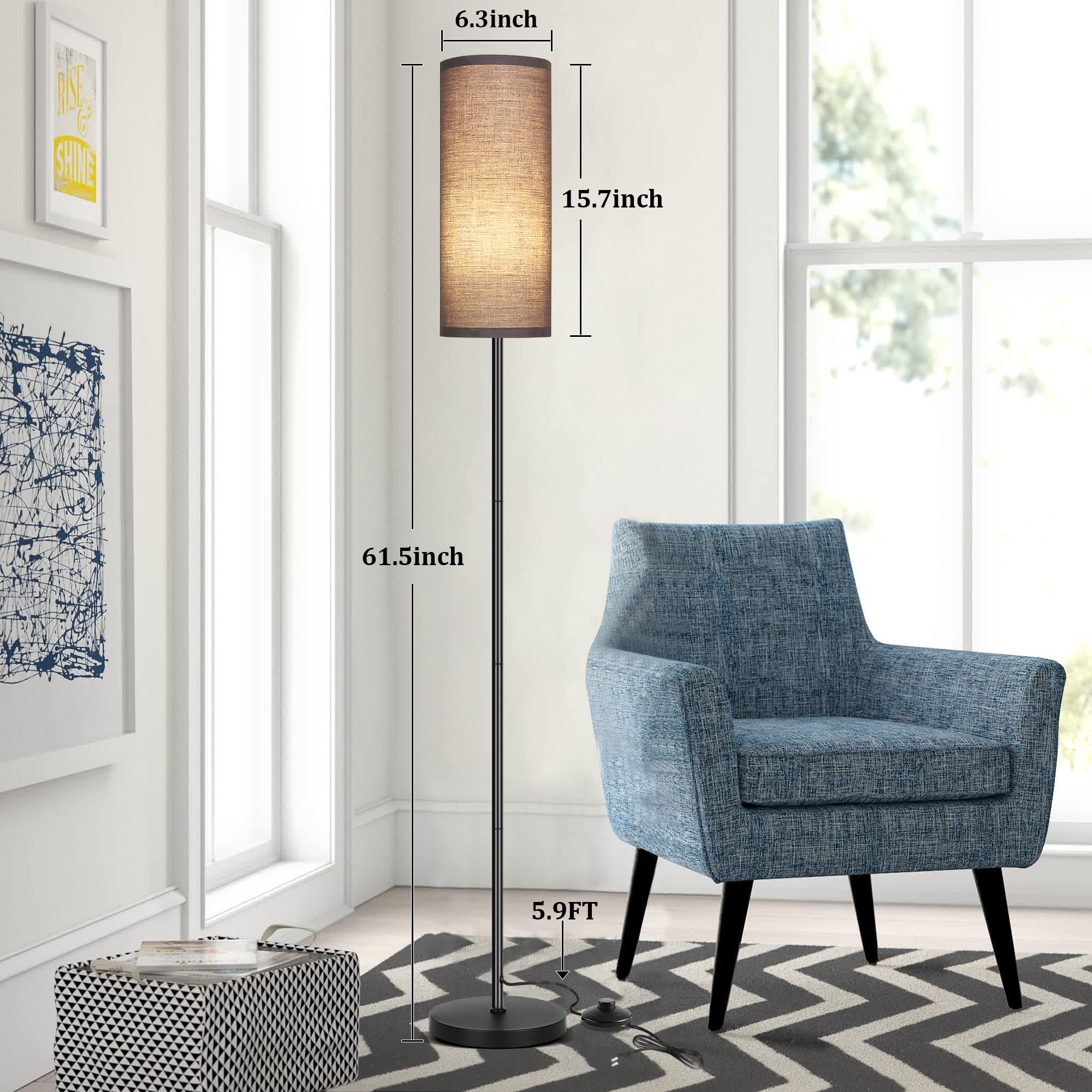 PARTPHONER floor lamp with E26 socket supports versatile bulb choices for ambiance.
